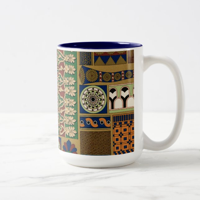 Taza Patrón de cosecha asiria (Derecha)