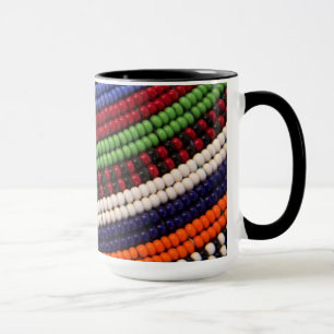 Taza Patrón de cuentas tribales masái