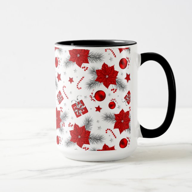 Taza patrón de decoración de navidades (Derecha)