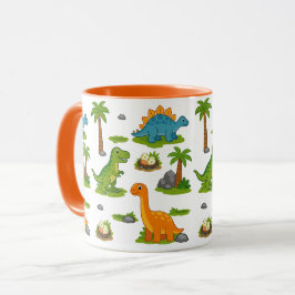 Taza Patrón de dinosaurio lindo para niños