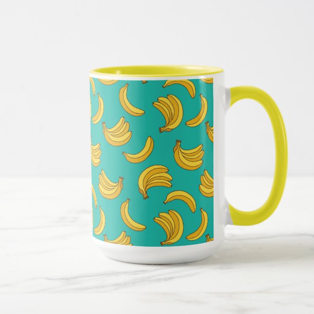 Taza Patrón de diversión de la fruta de la banana (Derecha)