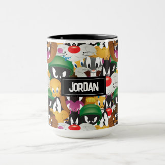 Taza Patrón de Emoji LOONEY TUNES™ | Añadir su nombre