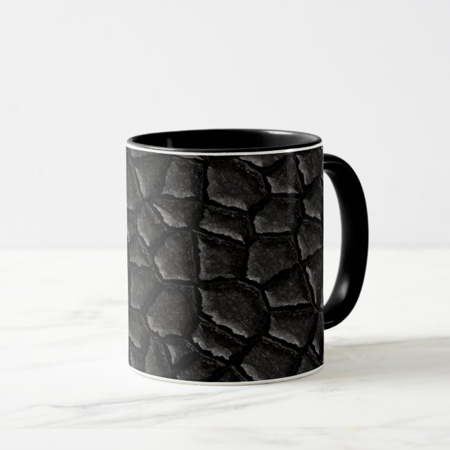 Taza Patrón de escala del dragón negro (Anverso derecho)