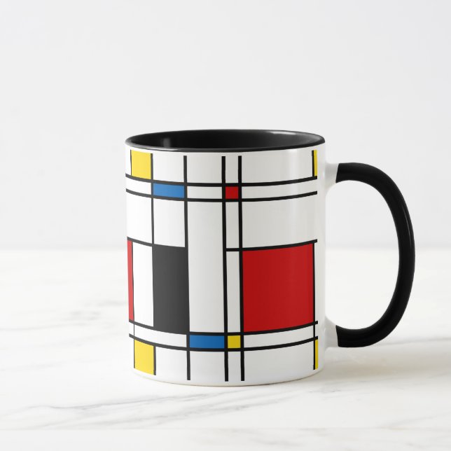 Taza Patrón De Estijl (Derecha)