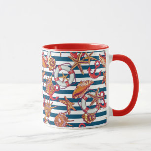 Taza Patrón De Estriberas Y Fosas
