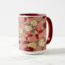patrón de flor de día valentino