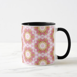 Taza Patrón de flor de Rosa