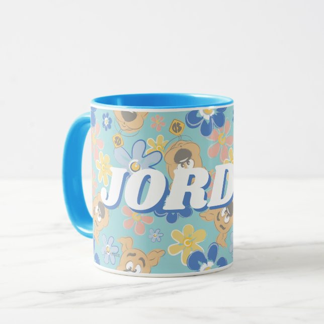 Taza Patrón de flor Scooby-Doo de Cuppy (Anverso izquierdo)