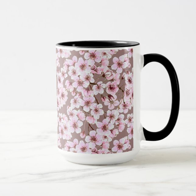 Taza Patrón de floración de cerezo (Derecha)