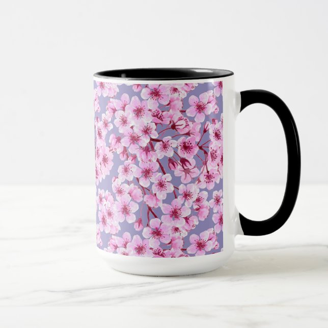 Taza Patrón de floración de cerezo (Derecha)