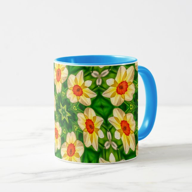 Taza Patrón de flores de Campana de Pascua (Anverso derecho)