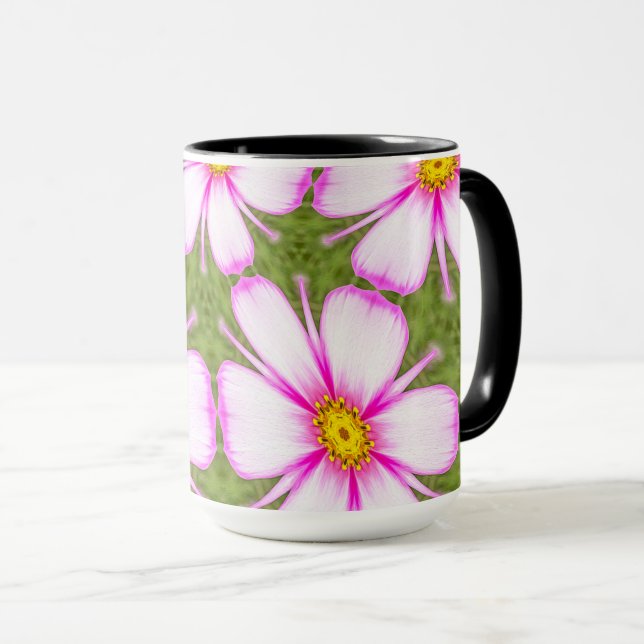 Taza Patrón de flores de cosmos (Anverso derecho)