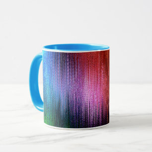 Taza Patrón de fondo colorido