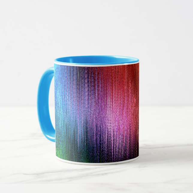 Taza Patrón de fondo colorido (Anverso izquierdo)