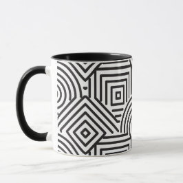 Taza Patrón de formas geométricas