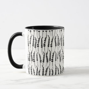 Taza Patrón de forn negro y blanco