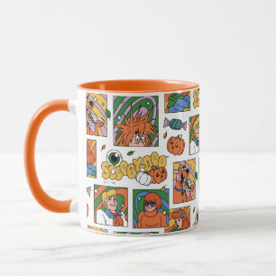 Taza Patrón de fotos de Halloween de Scooby-Doo