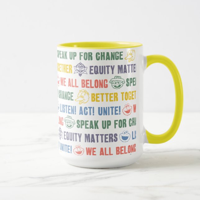 Taza Patrón de frases inspiradoras (Derecha)
