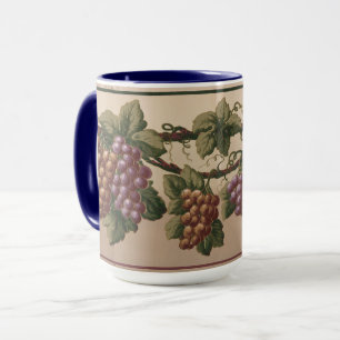Taza Patrón de friso de parra de la era victoriana vint