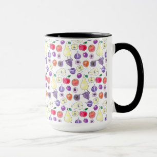 Taza Patrón de frutas