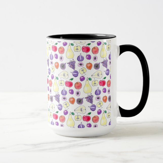 Taza Patrón de frutas (Derecha)