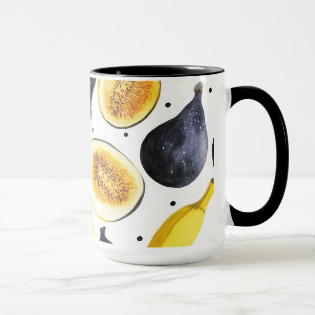Taza Patrón de frutas (Derecha)