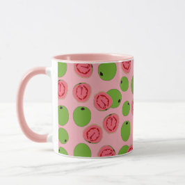 Taza Patrón de frutas de guayaba