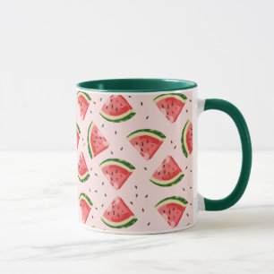 Taza Patrón de frutas de la sandía acuática