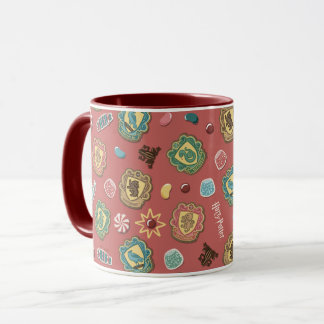 Taza Patrón de galleta navideña de las Casas de HOGWART