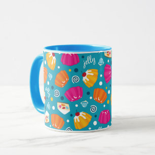 Taza Patrón de gelatina dulce