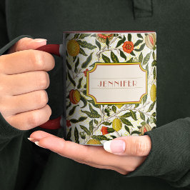 Taza Patrón de granadas de William Morris Lemons
