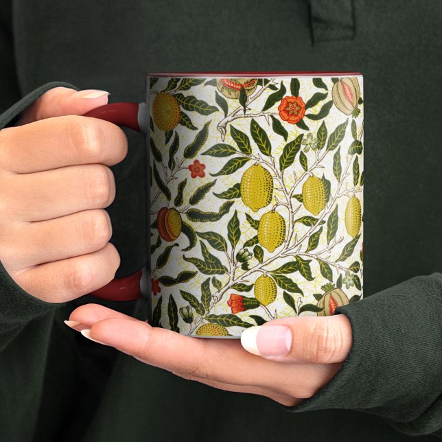 Taza Patrón de granadas de William Morris Lemons (Subido por el creador)