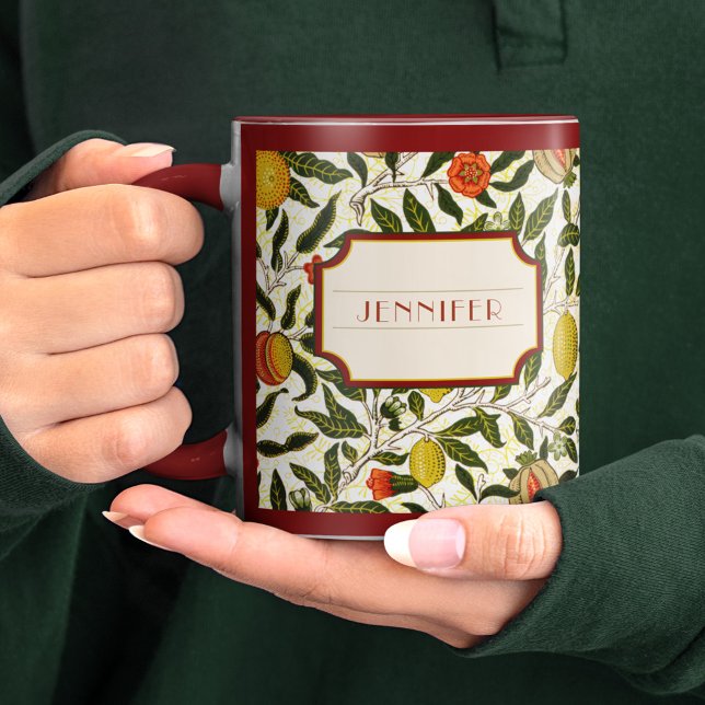 Taza Patrón de granadas de William Morris Lemons (Subido por el creador)