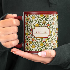 Taza Patrón de granadas de William Morris Lemons