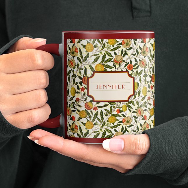 Taza Patrón de granadas de William Morris Lemons (Subido por el creador)