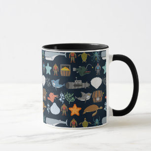 Taza Patrón de habitantes oceánicos 1