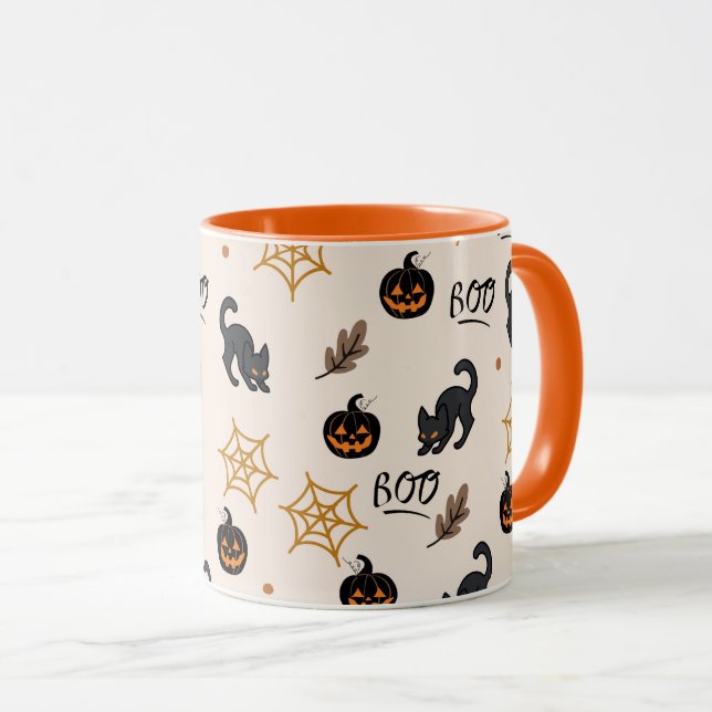 Taza Patrón de Halloween (Anverso derecho)