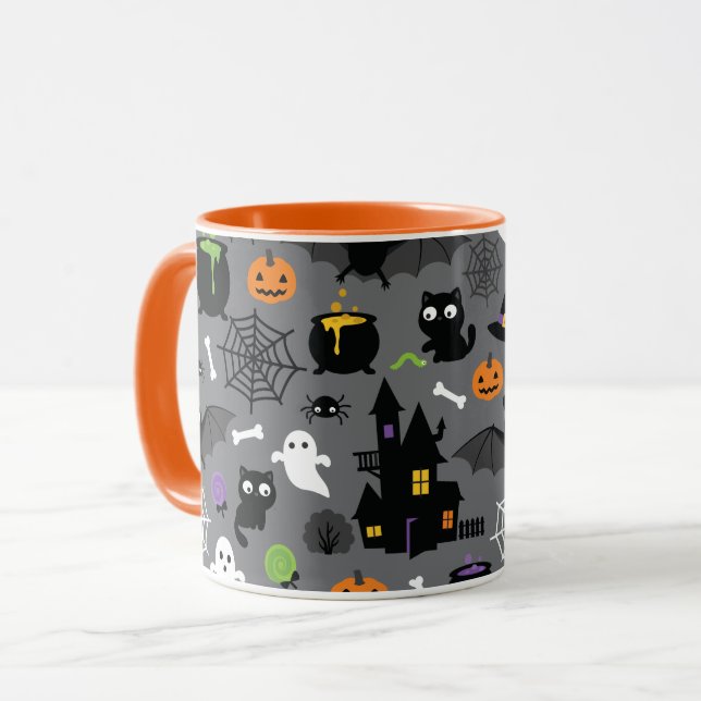 Taza Patrón de Halloween (Anverso izquierdo)
