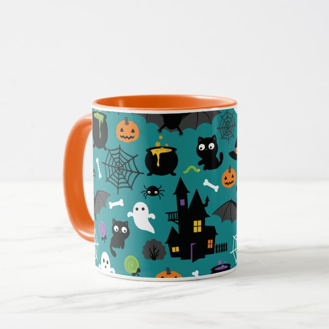 Taza Patrón de Halloween (Anverso izquierdo)