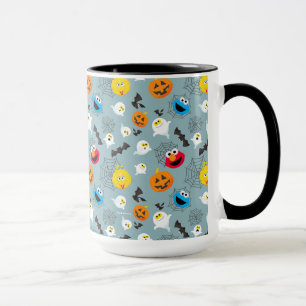 Taza Patrón de Halloween de Plaza Sésamo