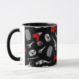 Taza Patrón de herramientas mecánicas