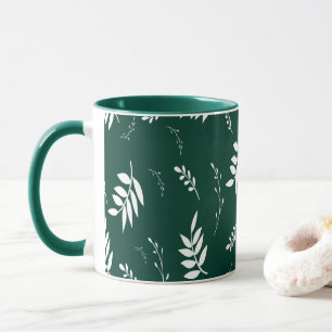 Taza patrón de hoja