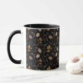 Taza Patrón de hojas otoñales