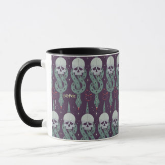 Taza Patrón de icono geométrico de la Marca Oscura
