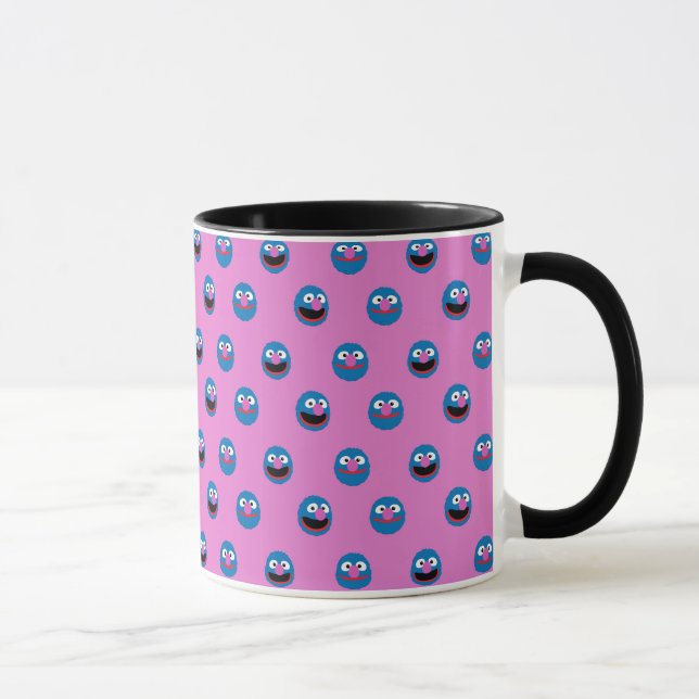 Taza Patrón de la cara de los cultivadores rosados (Derecha)