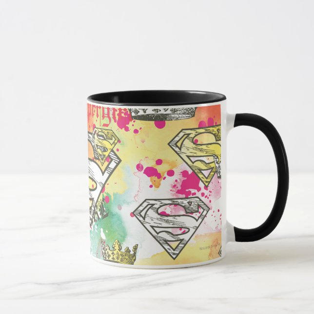 Taza Patrón de la superchica (Derecha)