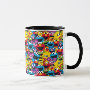 Taza Patrón de la tripulación de la calle Sesame