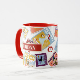 Taza Patrón de lanzamiento con estampado de personajes