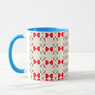 Taza Patrón de lazo lindo