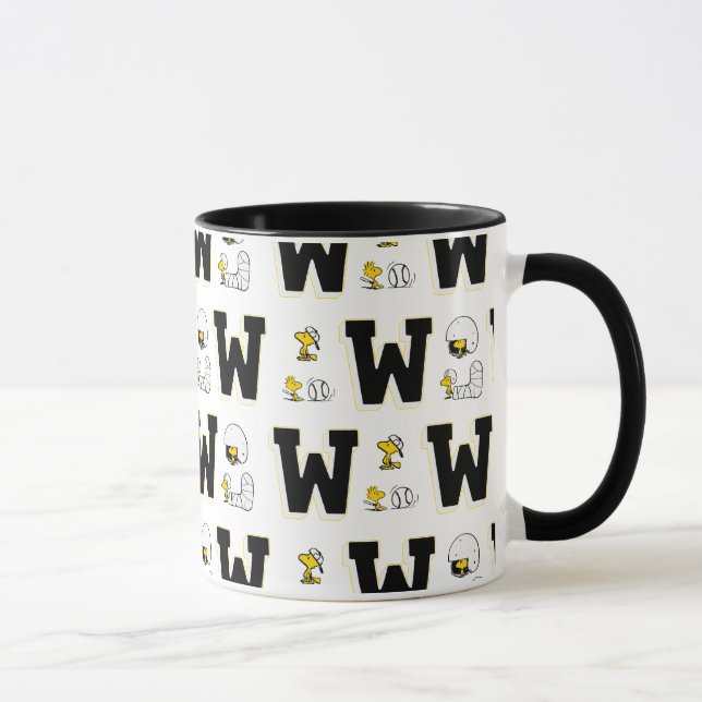 Taza Patrón de letras deportivas de variabilidad de Woo (Derecha)